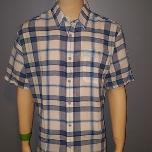 Men's short sleeve button up shirt